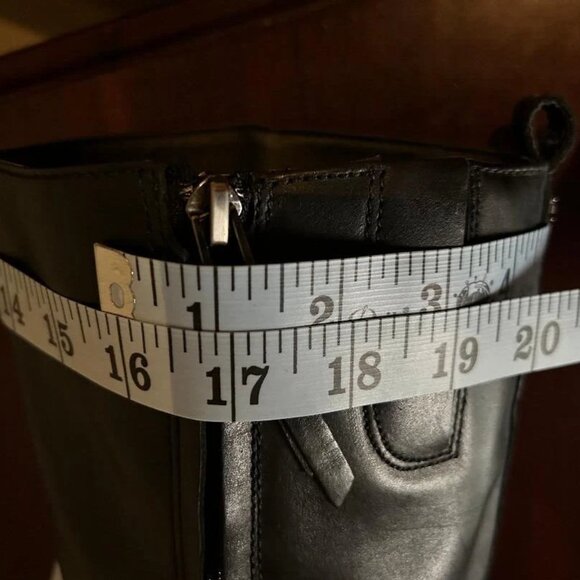 Sam Edelman Freda Leather Tall Boots in Black Size 8 M $225 NEW No Box - Picture 14 of 16